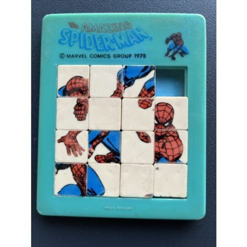 Vintage 1978 The Amazing Spider Man  Slide Puzzle No. 4620